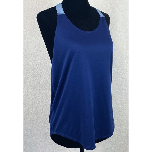 NIKE • Royal Blue Elastika Dri-Fit Racerback Tank Top, M - Picture 4 of 12